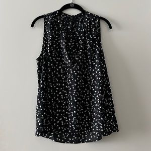 J. Crew Split Neck Tank (Size: Petite Large)